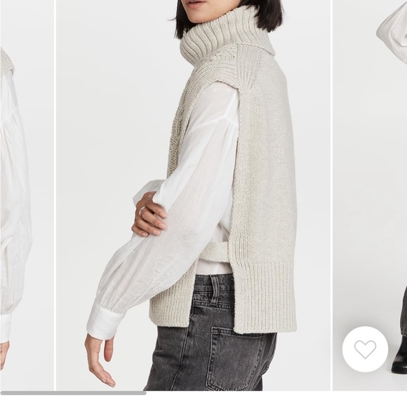 Veronica Beard Collina Sweater Vest in Ivory in XS/S. - Picture 4 of 8